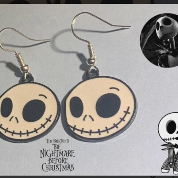 NEW jack skellington  earrings​​​ - Picture 1 of 1